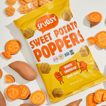 Spudsy White Cheddar Sweet Potato Poppers