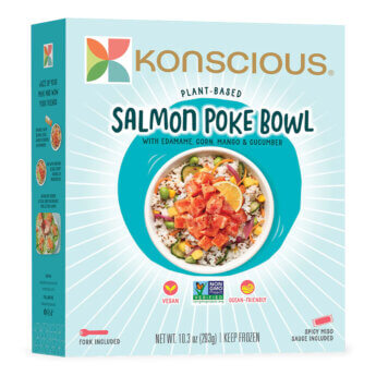 Konscious Plant-Based Salmon Poke Bowl